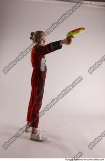 DENISA PILOT STANDING POSE WITH GUN 2